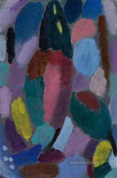  expressionismus - Variationsfeld Tulpen 1916 Alexej von Jawlensky Expressionismus